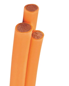 Thick walled insulated high-voltage automotive cables