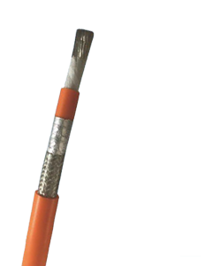 Thick walled insulated and shielded high-voltage automotive cables